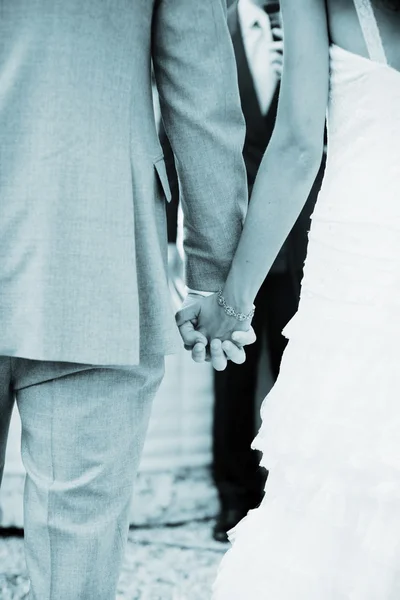 Wedding bride and groom in marriage — Stock Photo, Image