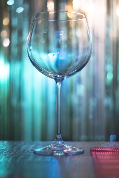 Wine glass in restaurant party — Stock Photo, Image