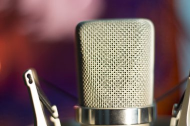 Vokal stüdyo ses mikrofon kayıt ses