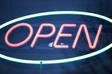 Neon shop açık mağaza kayıt