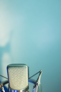 Vokal stüdyo ses mikrofon kayıt ses