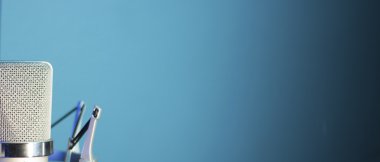 Vokal stüdyo ses mikrofon kayıt ses