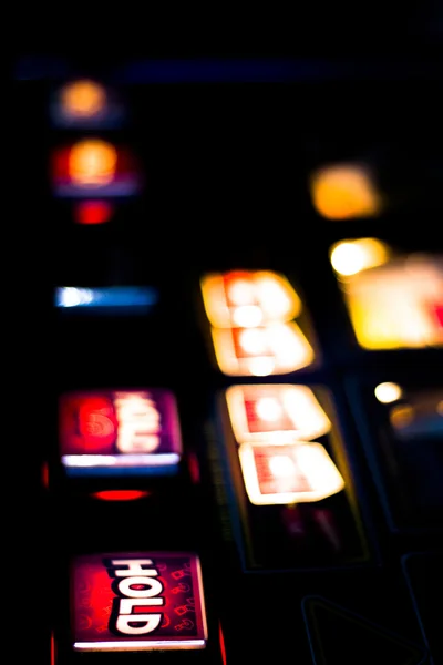 One arm bandit slot machine in casino — Stock Photo, Image