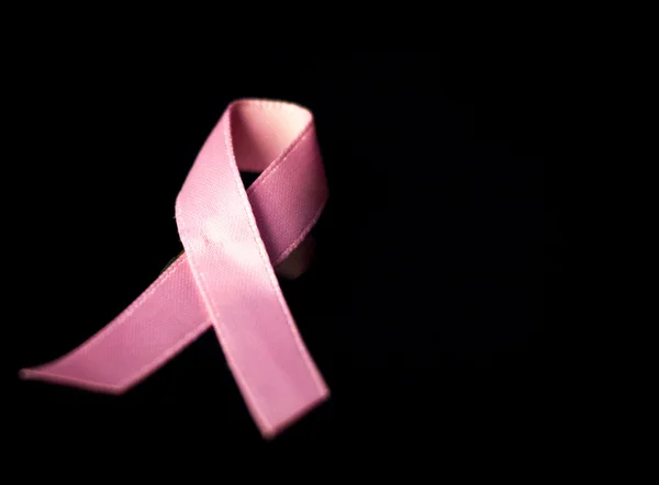 Bröst cancer menyfliksområdet bow symbol — Stockfoto