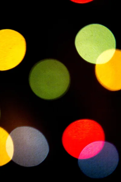 Colored defocused party lights — Stock Photo, Image