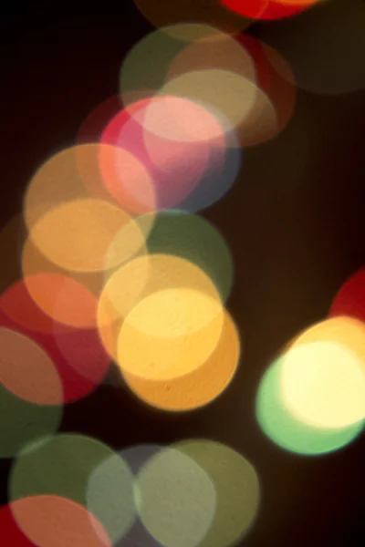 Colored defocused party lights — Stock Photo, Image