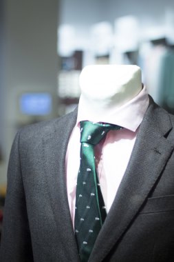 Moda giysiler manken mağaza vitrin