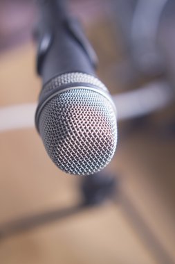 Ev stüdyosunda Ses mikrofon stand