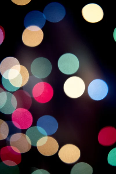 Luces de fiesta desenfocadas de colores — Foto de Stock