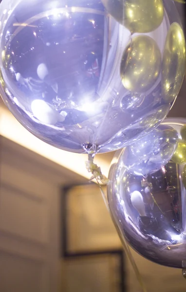 День народження партії повітряні кулі — стокове фото