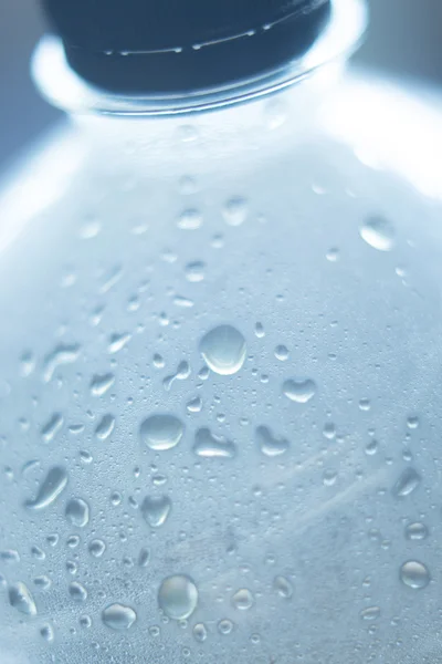 Plastic water bottle condensation — Stock Photo, Image