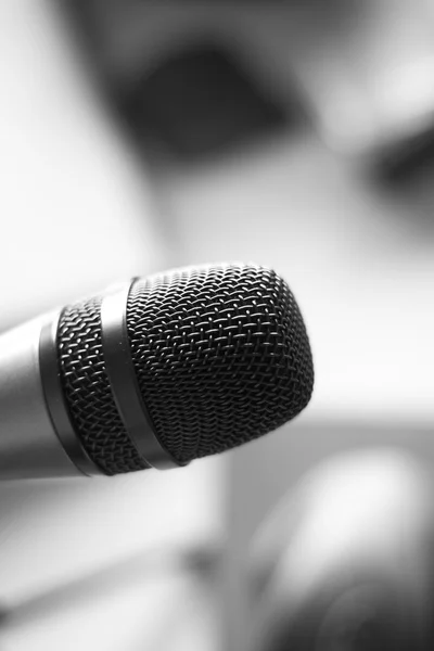 Estudio de grabación de audio micrófono de voz — Foto de Stock
