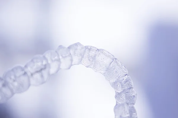 Retenedores de dientes alineadores dentales soporte invisible — Foto de Stock