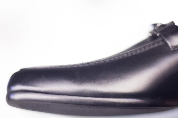 Zapatos formales de cuero negro para hombre — Foto de Stock