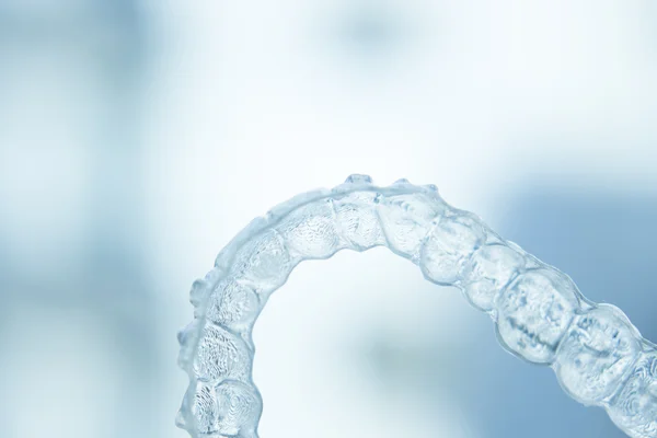 Retenedores de dientes alineadores dentales soporte invisible — Foto de Stock