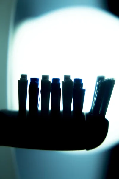 Στοματική υγιεινή ηλεκτρική οδοντόβουρτσα — Φωτογραφία Αρχείου