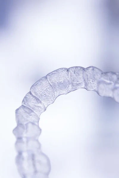 Retenedores de dientes alineadores dentales soporte invisible — Foto de Stock