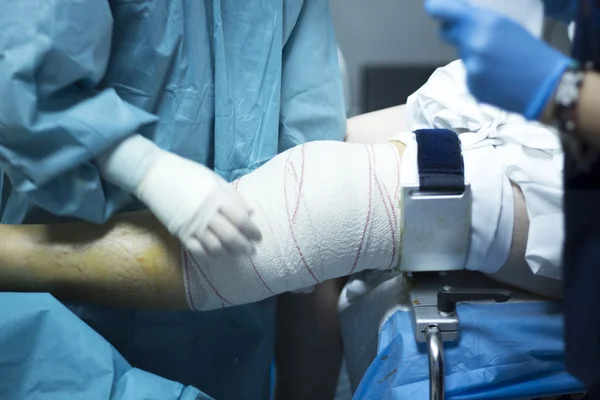 膝盖关节矫形外科手术 — 图库照片