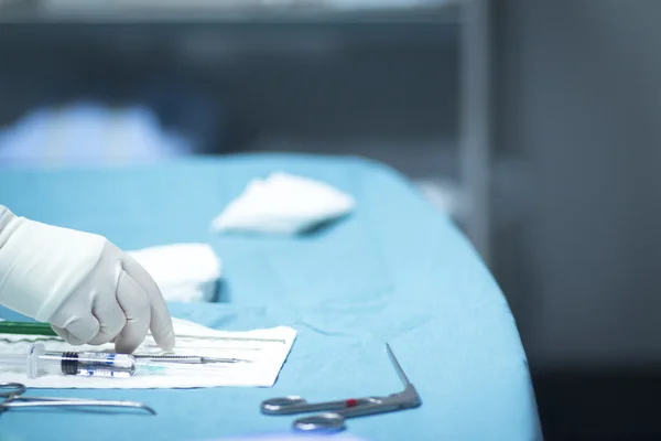 Hospital surgery operating room equipment — Stock Photo, Image