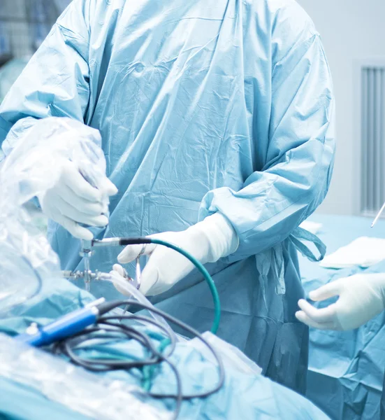 Diz artroskopisi ortopedik cerrahi operasyon — Stok fotoğraf