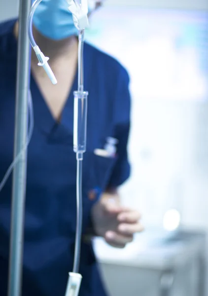 Hospital surgery operating room drip — Stock Photo, Image