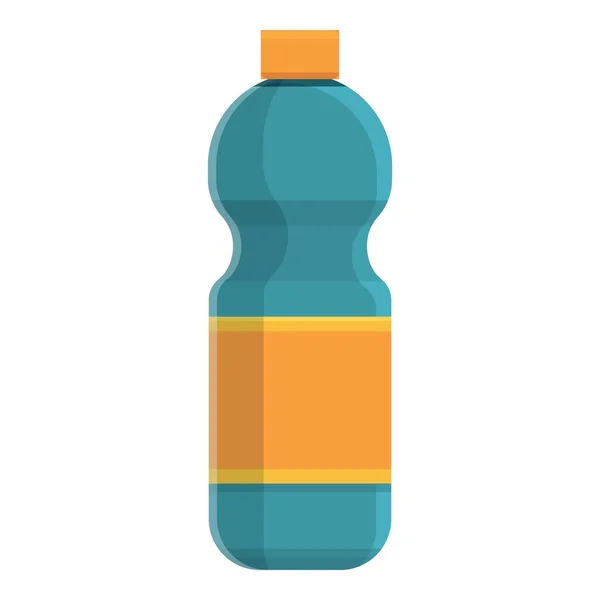 Bir şişe su ikonu, çizgi film tarzı. — Stok Vektör