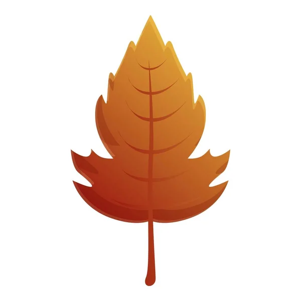 Viburnum осінній листковий ікона, стиль мультфільму — стоковий вектор