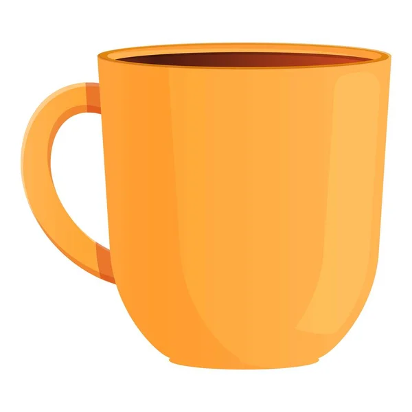 Kubek herbaty ikona kubek, styl kreskówki — Wektor stockowy