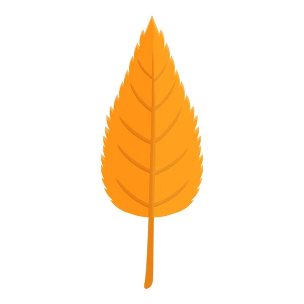 Saison automne feuille icône, dessin animé style — Image vectorielle