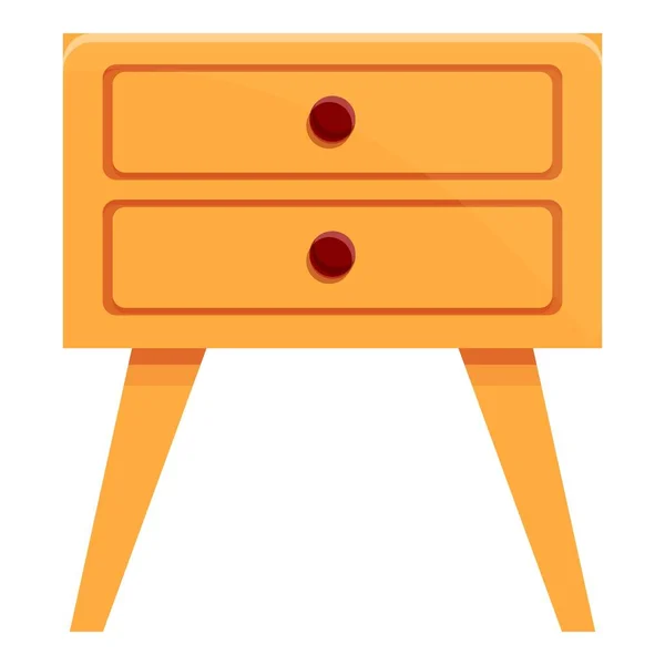 Gemütliche Wohnmöbel-Ikone im Cartoon-Stil — Stockvektor