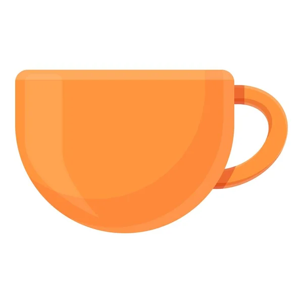 Accogliente casa tazza di tè icona, stile cartone animato — Vettoriale Stock