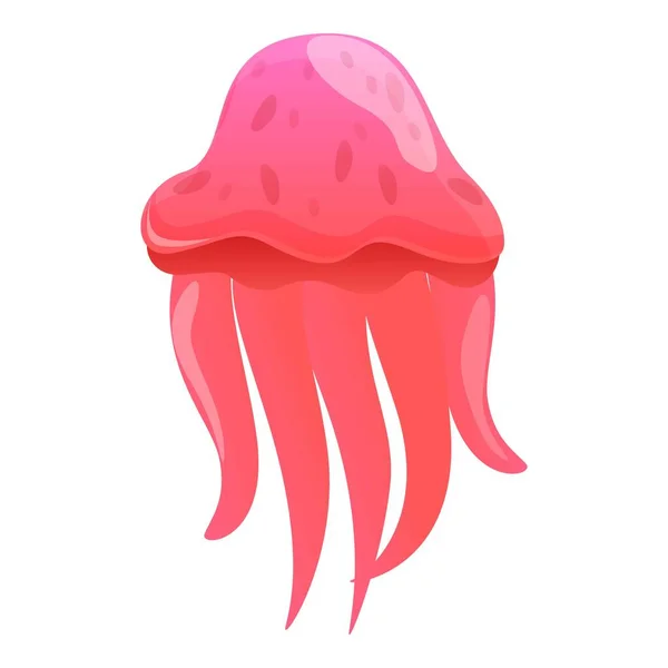 Νερό jellyfish εικονίδιο, στυλ κινουμένων σχεδίων — Διανυσματικό Αρχείο