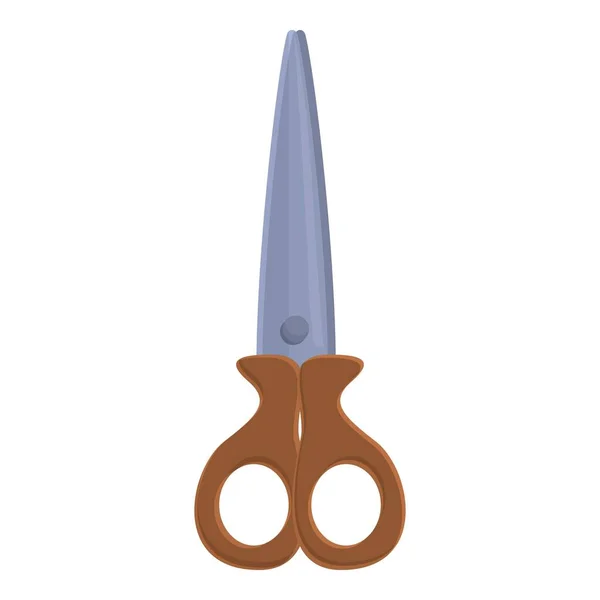 Clothing repair scissors icon, cartoon style — Stock Vector