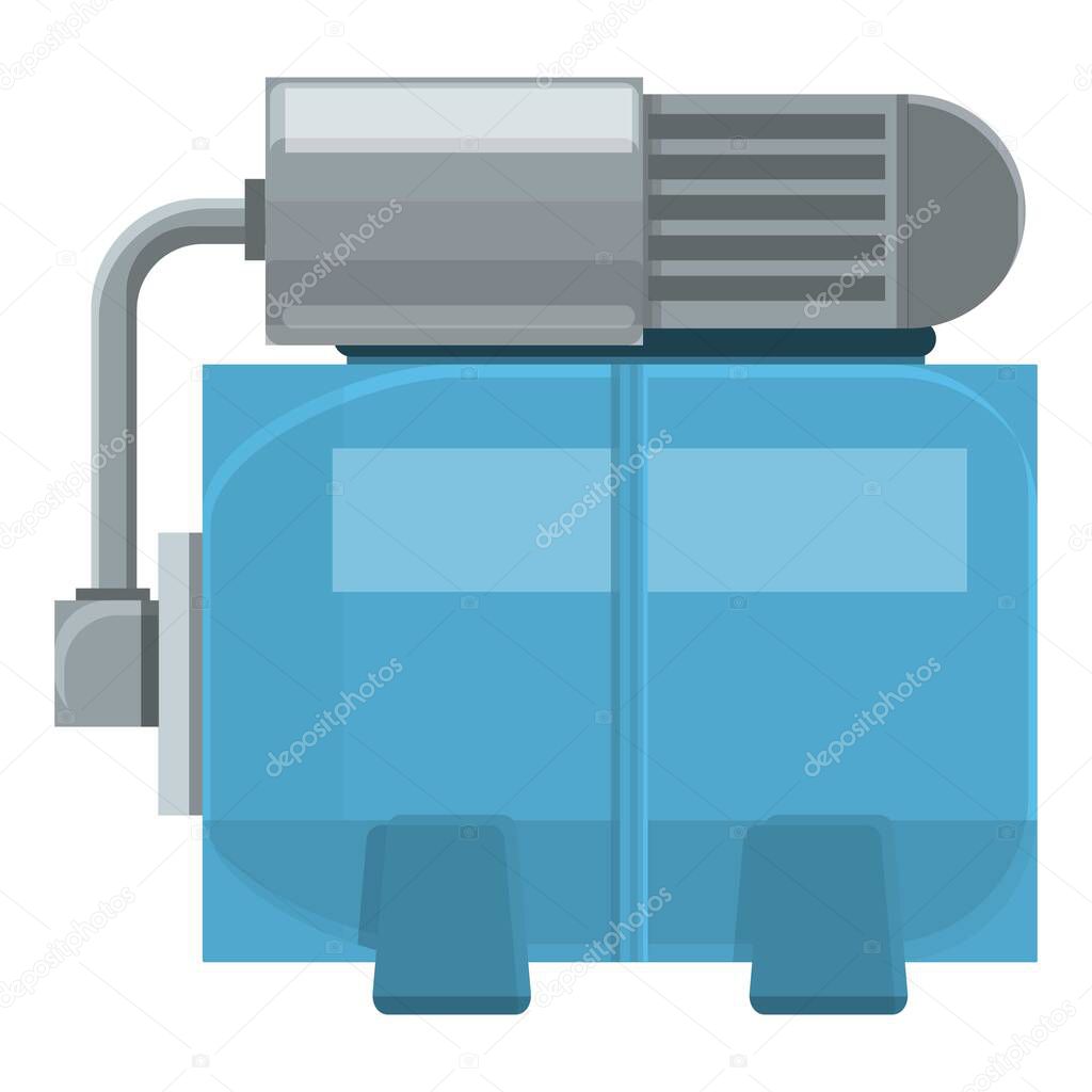 Compressor pump icon, cartoon style