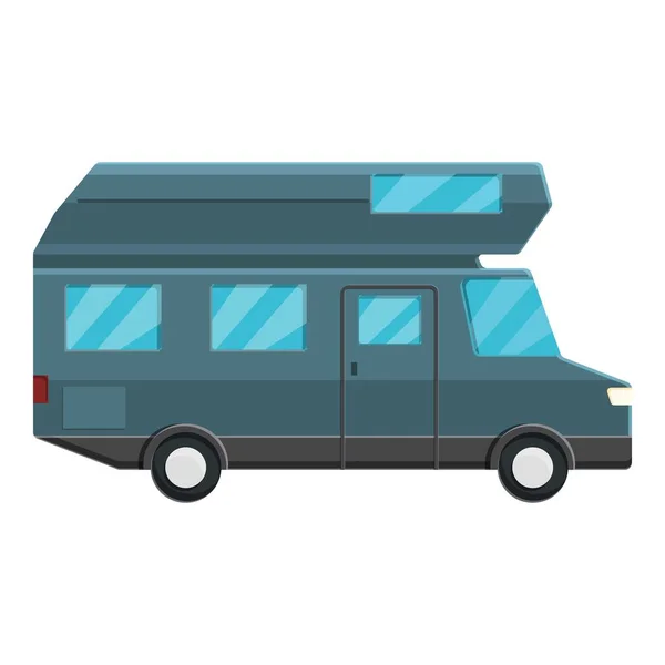 Icono de autocaravana moderna, estilo de dibujos animados — Vector de stock