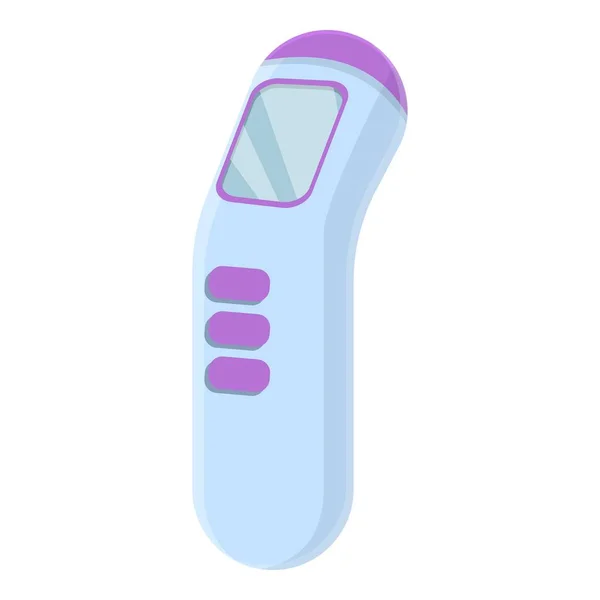 Ícone de termômetro digital médico, estilo de desenho animado — Vetor de Stock