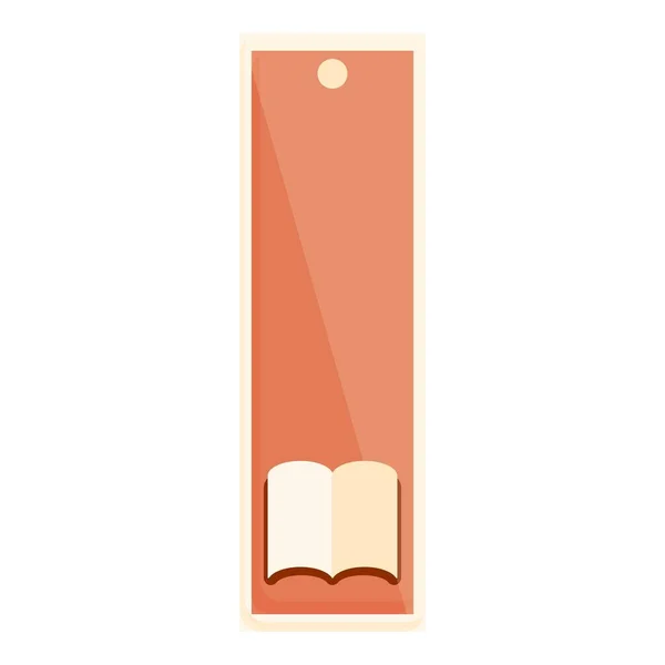 ( 영어 ) Bookmark for the tutorial icon, cartoon style — 스톡 벡터