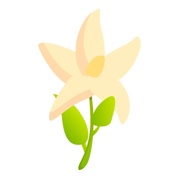 Icône de fleur de bergamote, style dessin animé — Image vectorielle