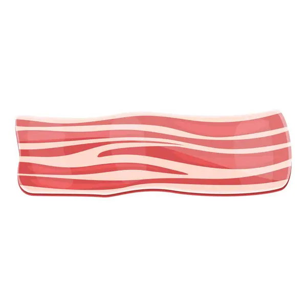 Bacon brisket ikon, tecknad stil — Stock vektor