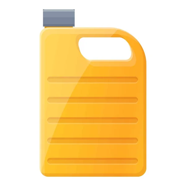 Canola oil canister icon, cartoon style — Stock Vector