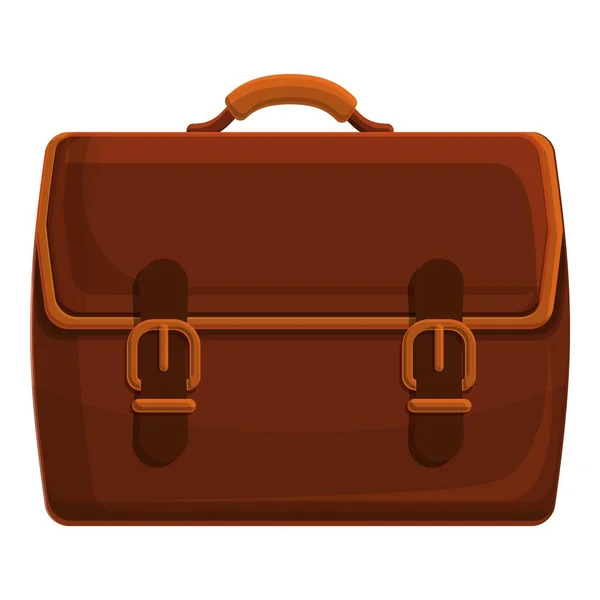 Case briefcase icon, cartoon style — Stock Vector