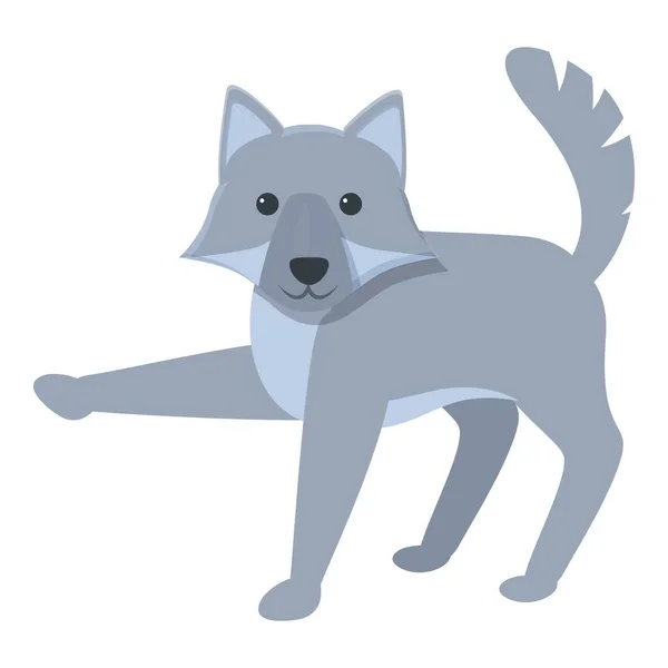 Wolf tonen pictogram, cartoon stijl — Stockvector