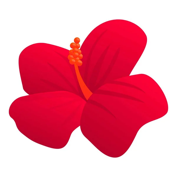 Aroma hibiscus icon, cartoon style — стоковый вектор