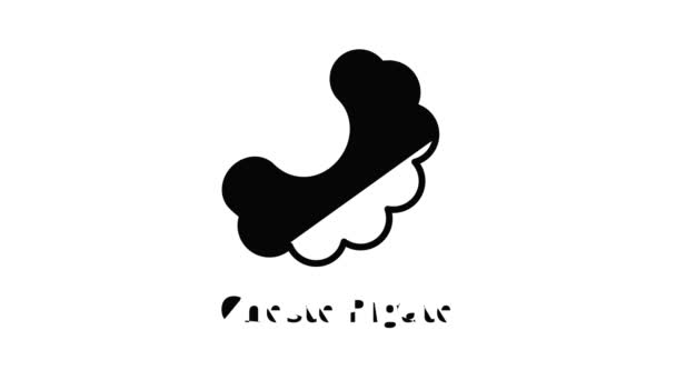 Creste Rigate图标动画 — 图库视频影像
