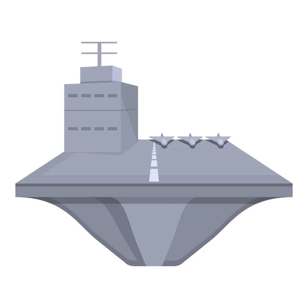Luftfartygs bärkraft ikon, tecknad stil — Stock vektor