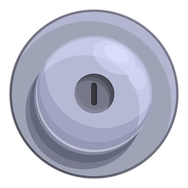 Lock deurkruk pictogram, cartoon stijl — Stockvector