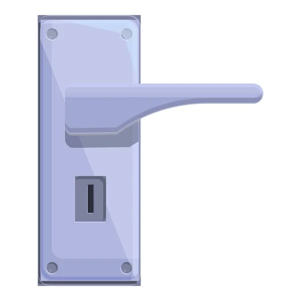 Apartment door handle icon, cartoon style — Stock Vector