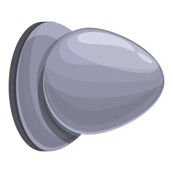 Egg door handle icon, cartoon style — Stock Vector
