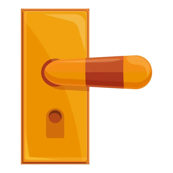 Icono de manija de puerta de entrada, estilo de dibujos animados — Vector de stock