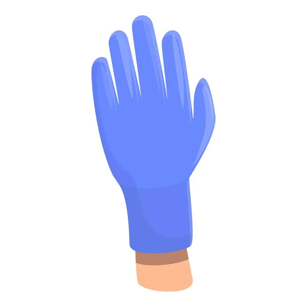 Medical gloves icon, cartoon style — Stock Vector